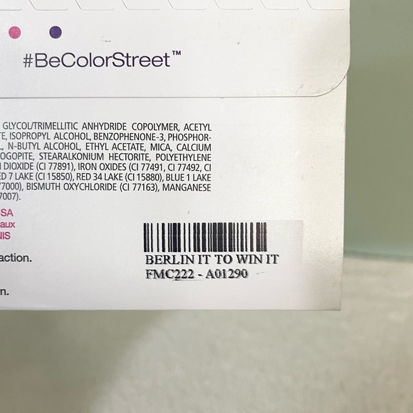 Color Street 100% Real Nail Polish Strips Deep Purple NWT - Picture 4 of 5
